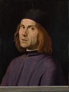 Lorenzo  Costa Portrait of Battista Fiera France oil painting artist